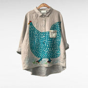 Elegant Breathable Summer Blouse