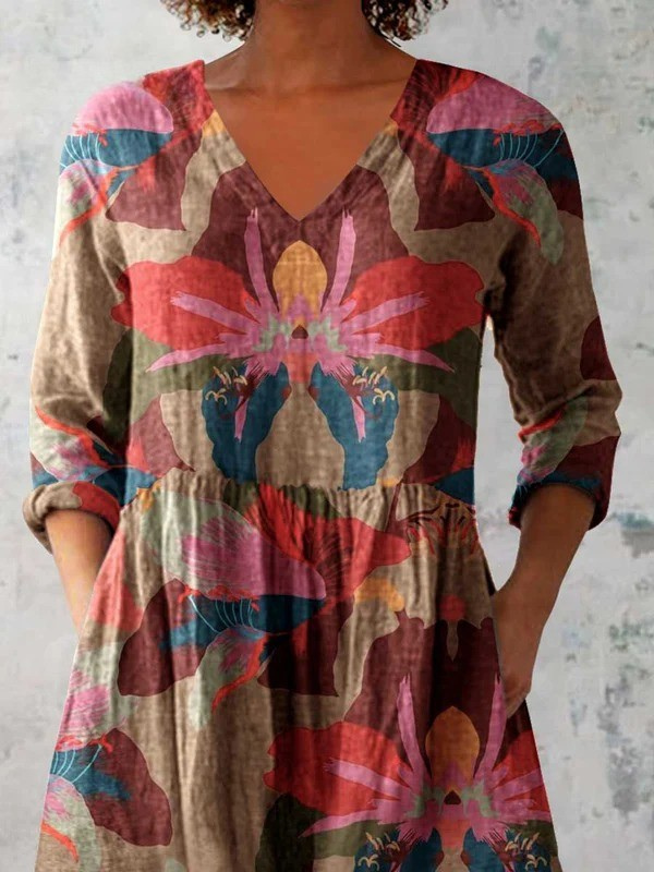 Addison | Long V-Neck Blouse