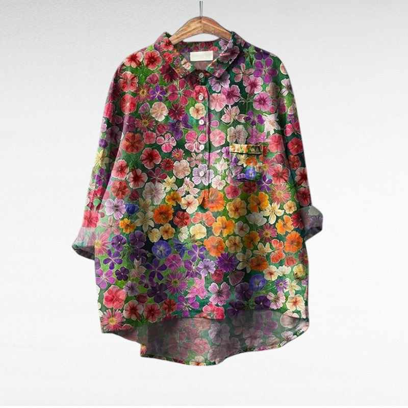 Elegant Breathable Summer Blouse