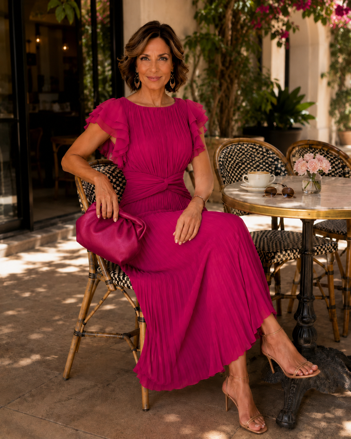 Lara - Classic Pleated Dress