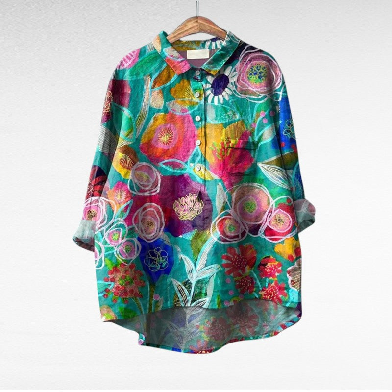 Elegant Breathable Summer Blouse