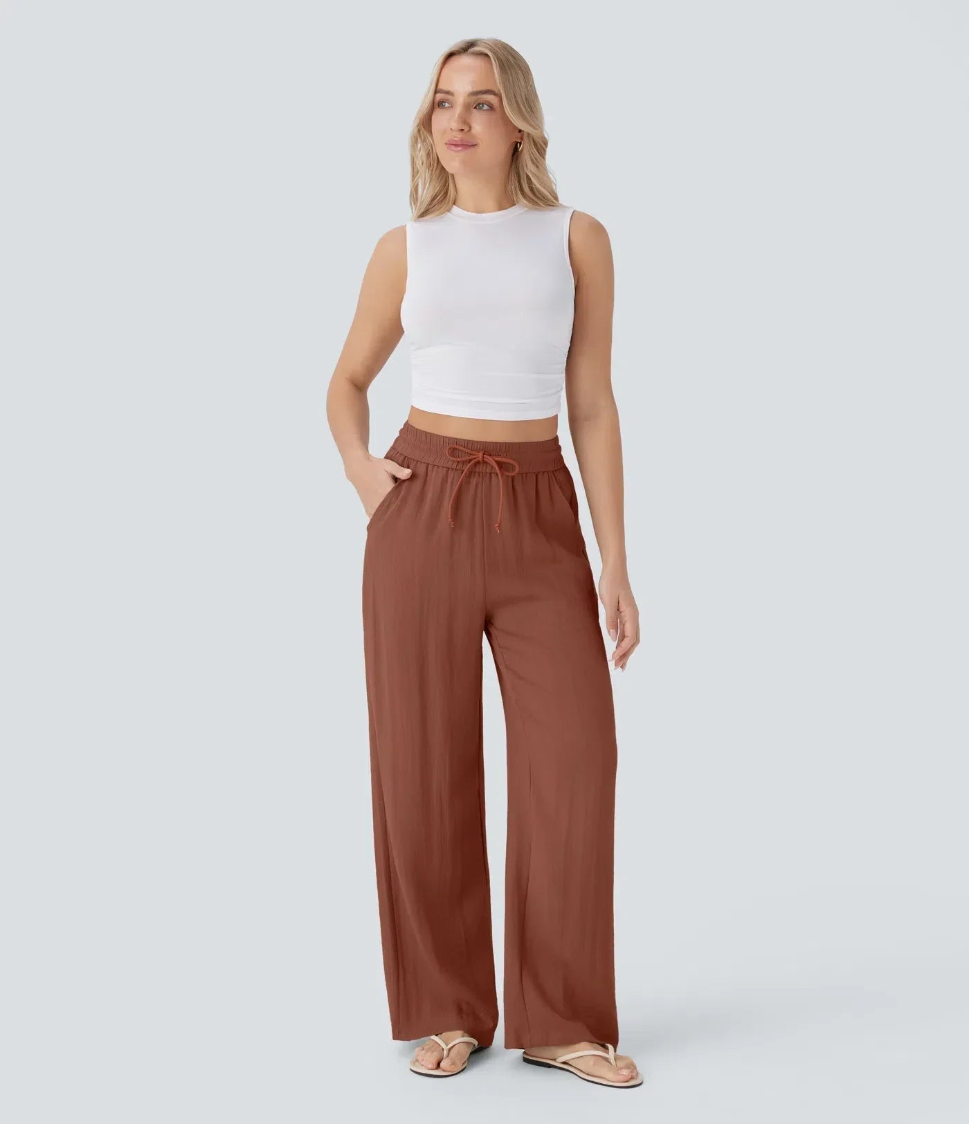 Sarah | Effortless Wide-Leg Trousers