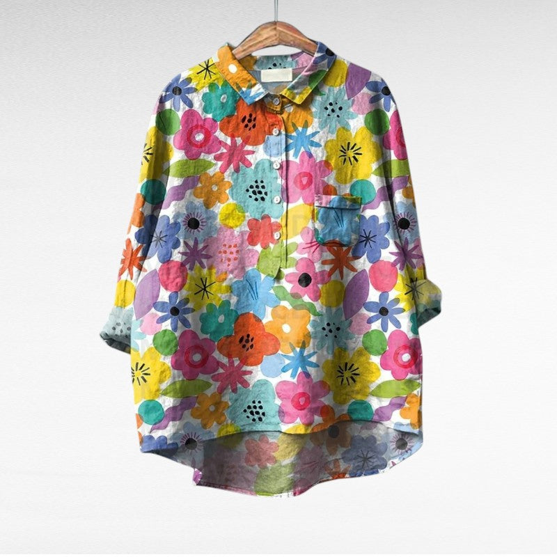 Elegant Breathable Summer Blouse