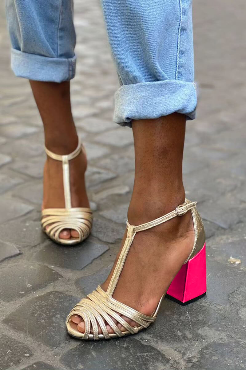 Elegant T-Bar Sandals