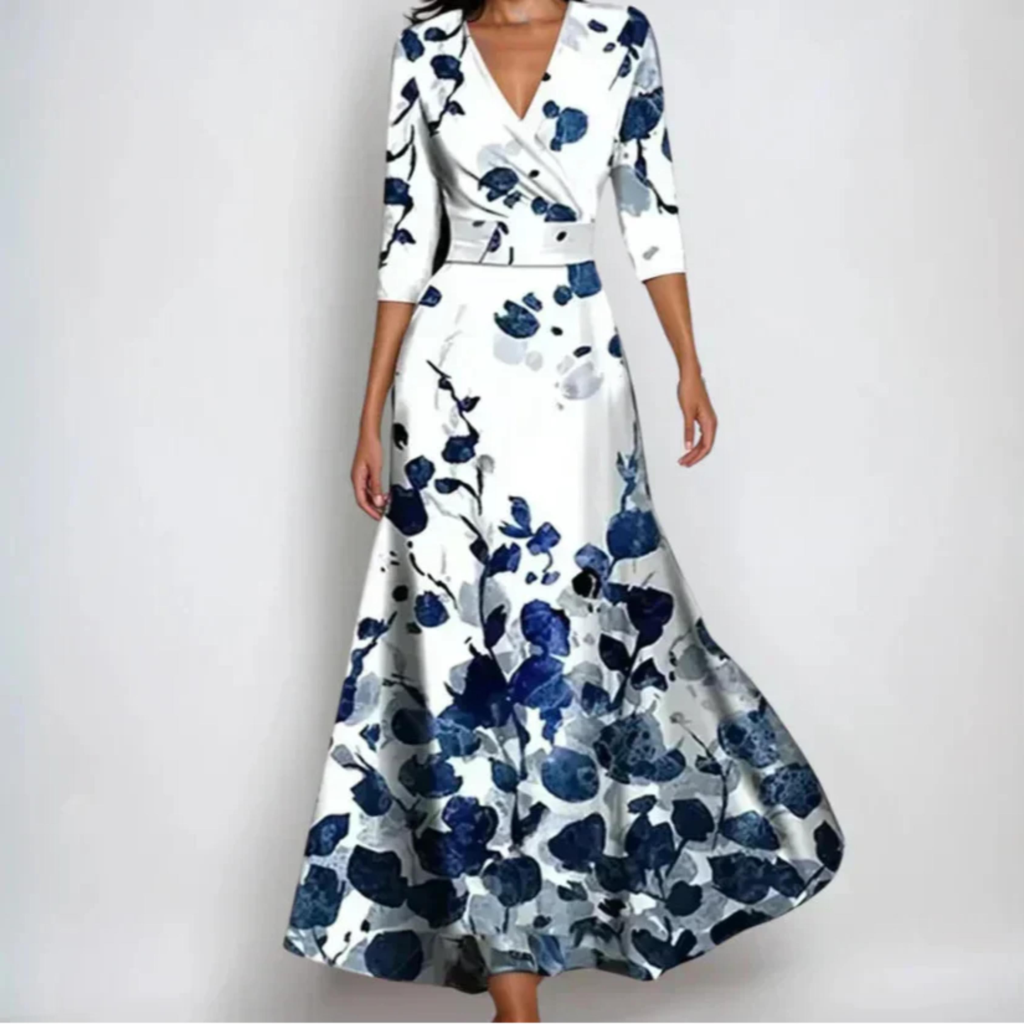 Emily | Luxury Floral Maxi Dress