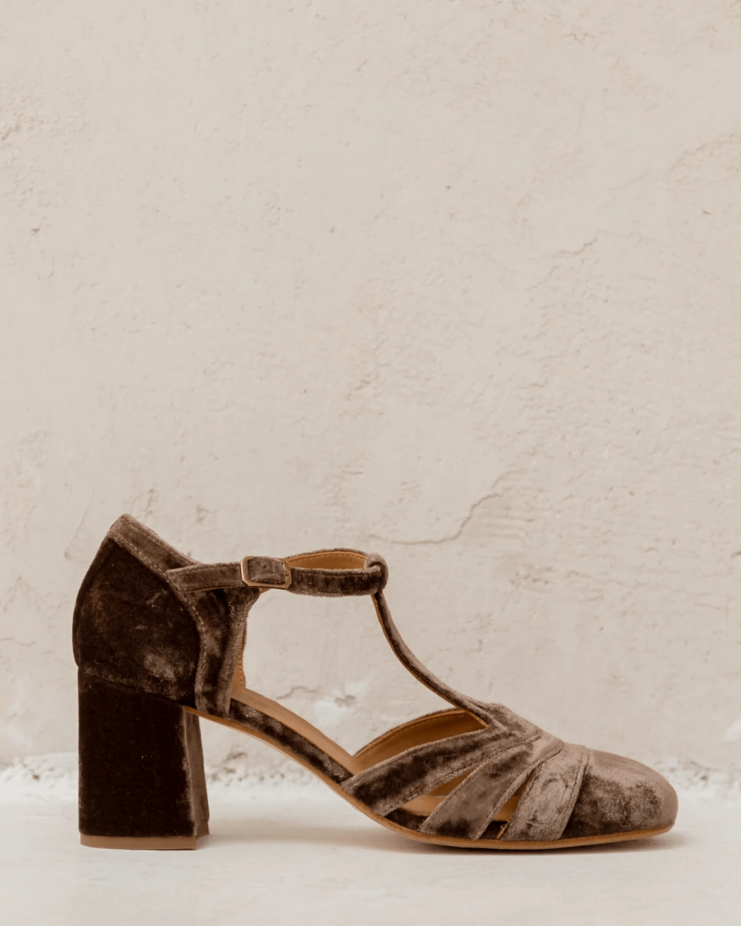Woven Block Heel Sandals