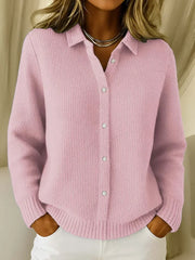 Katrina | Textured Knit Button Cardigan