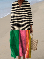 Sabina | Breezy Summer Dress with Long Sleeves