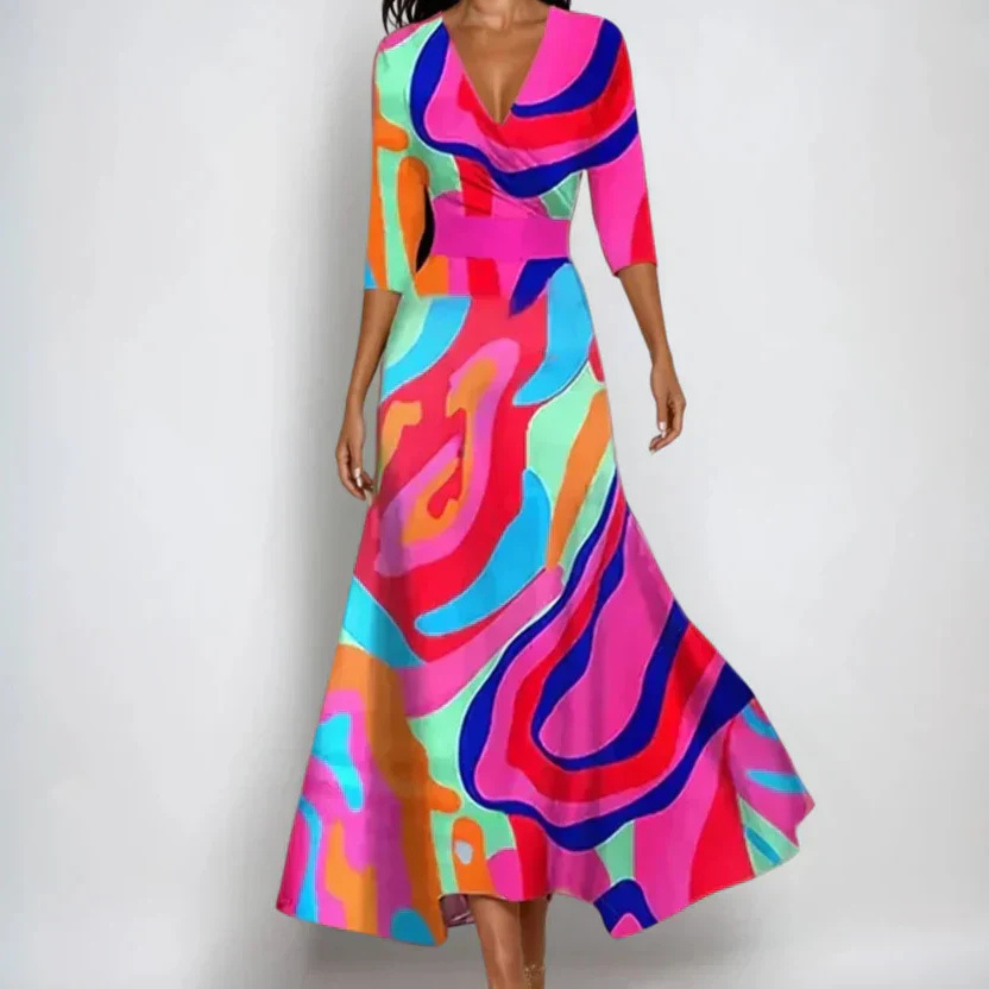 Emily | Luxury Floral Maxi Dress