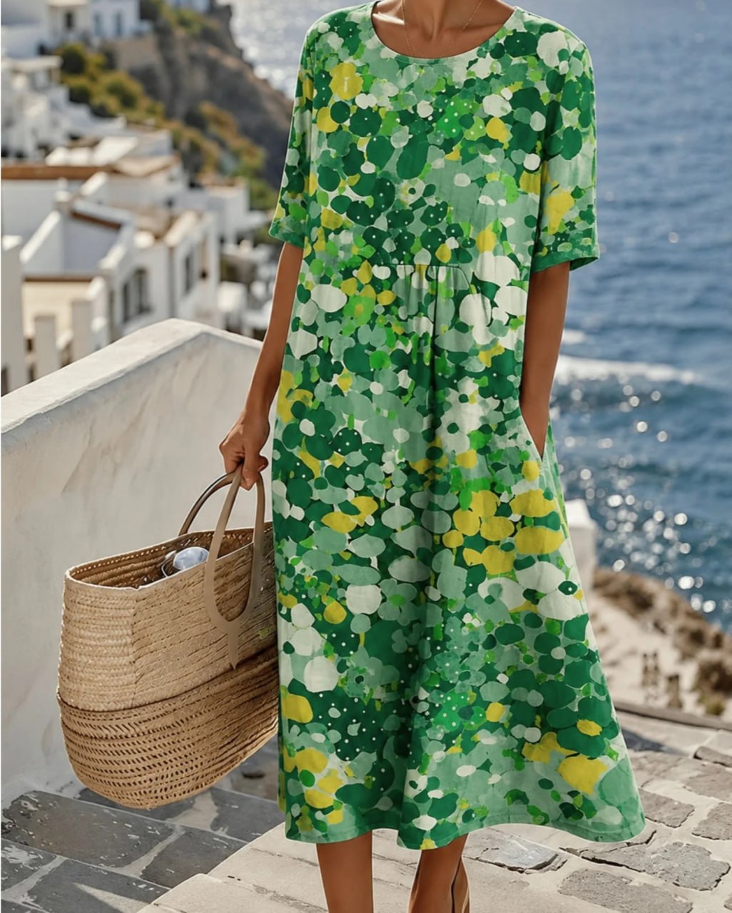 Chérie - Lightweight Floral Midi Dress