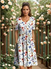 Mandy - Elegant Dress with Tummy Coverage