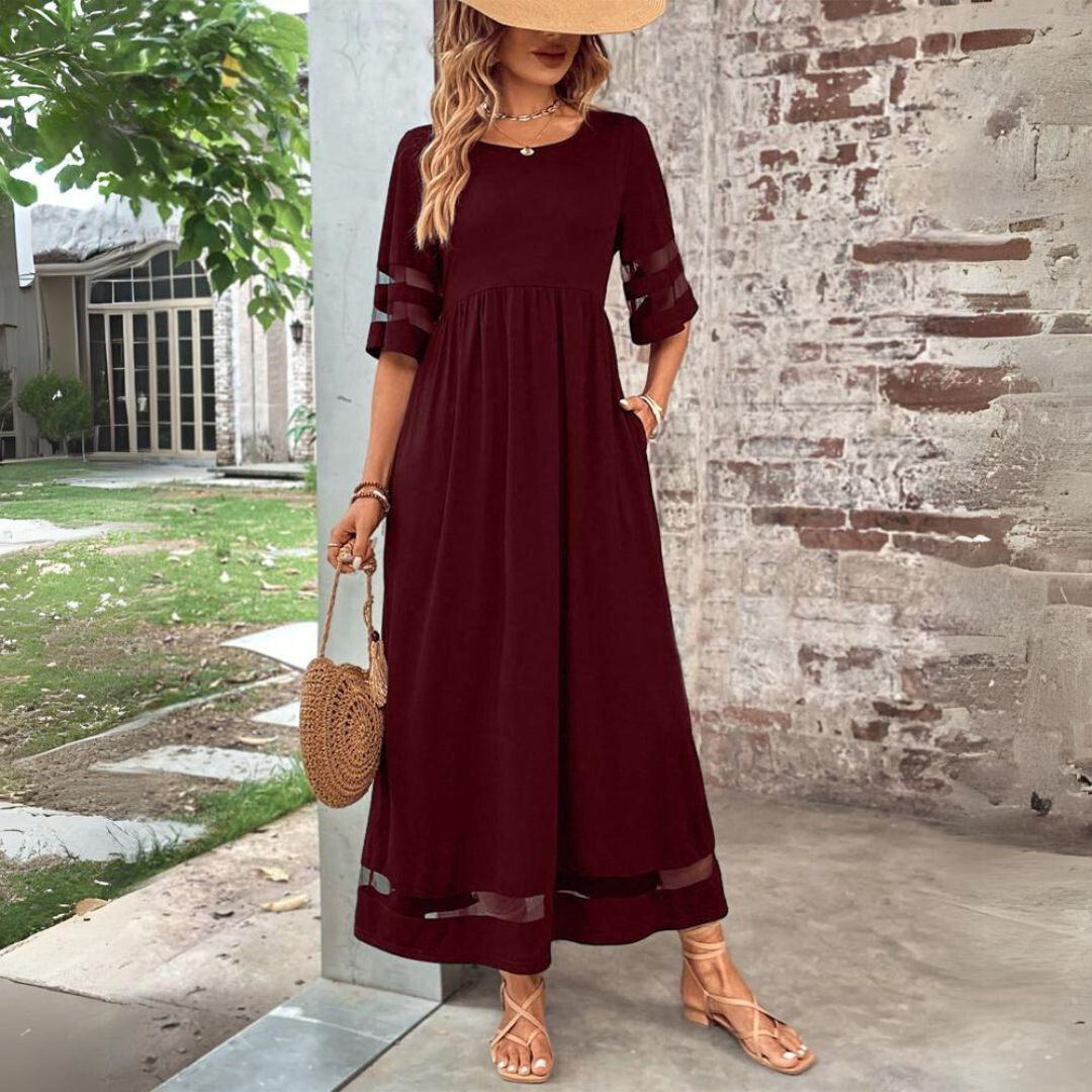 Aubrey - Flattering Tummy-Smoothing Midi Dress