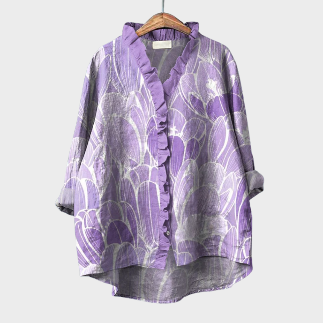 Elegant Breathable Summer Blouse