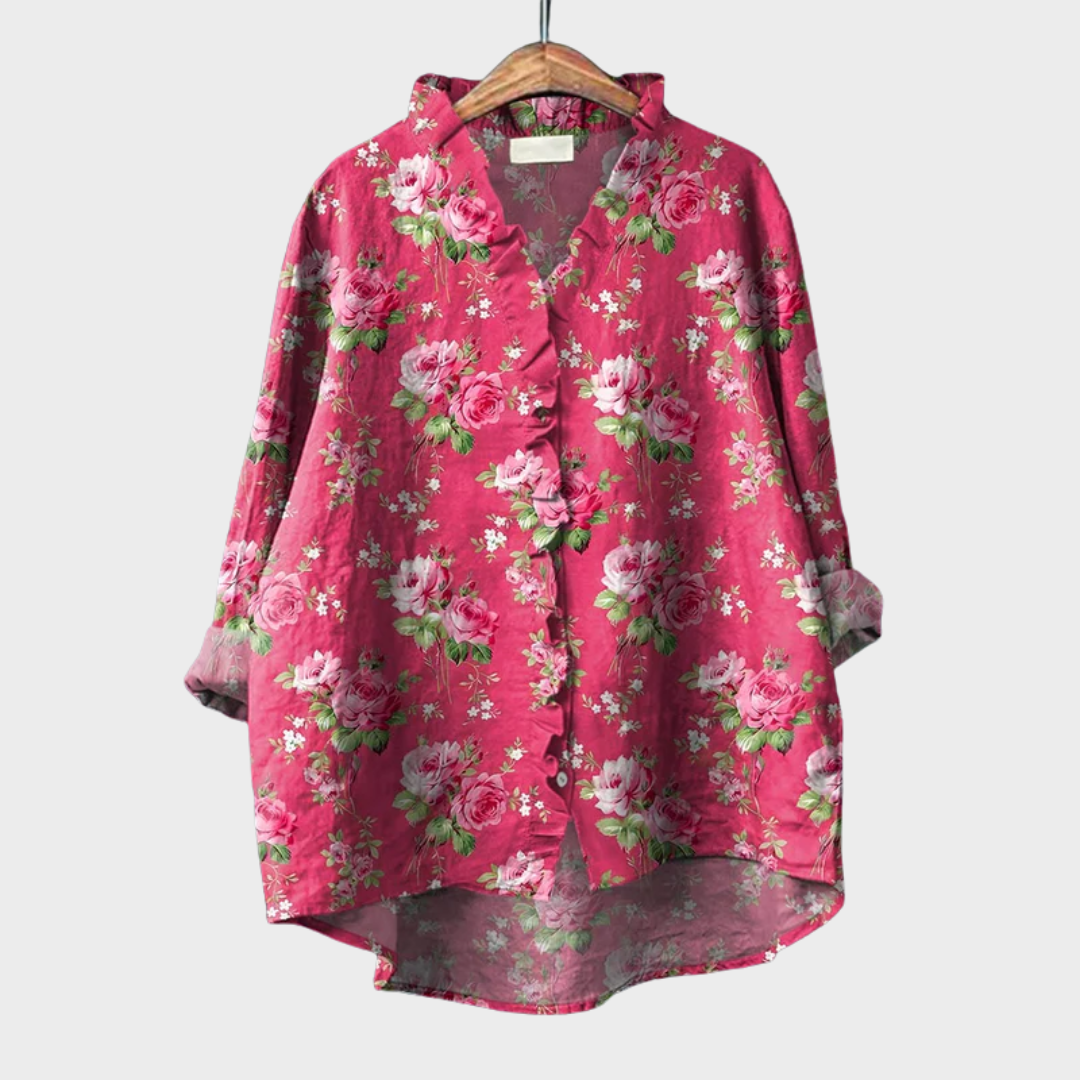 Elegant Breathable Summer Blouse