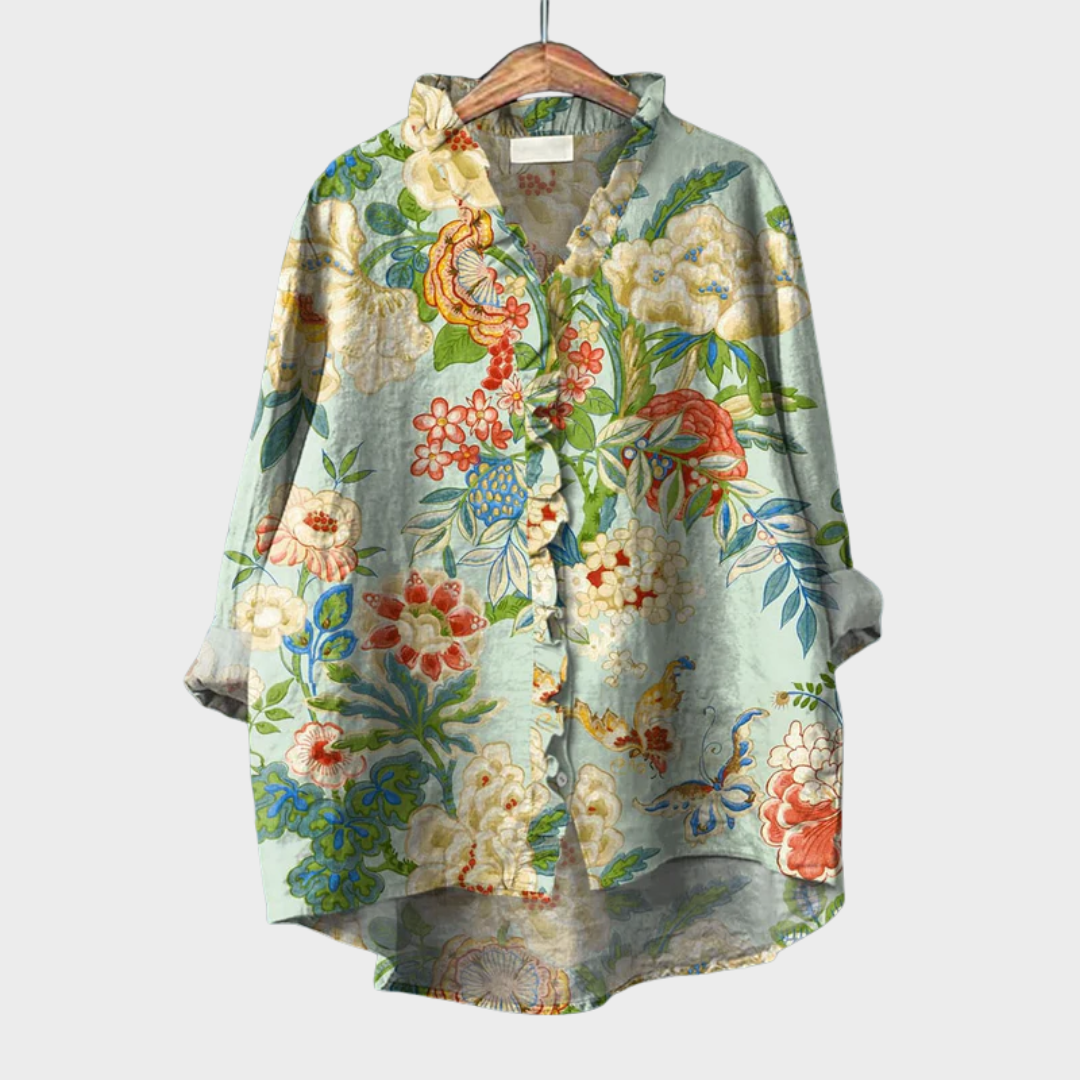 Elegant Breathable Summer Blouse