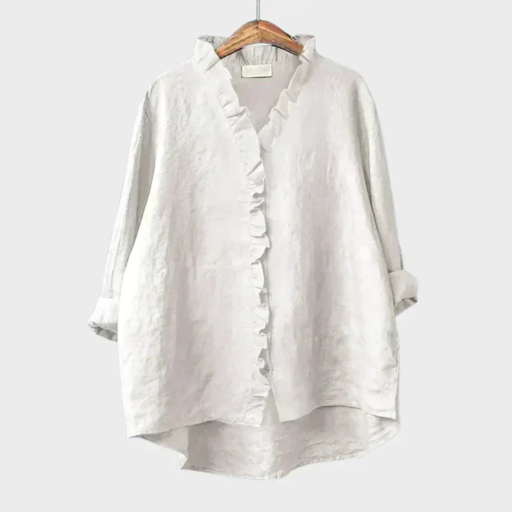 Elegant Breathable Summer Blouse