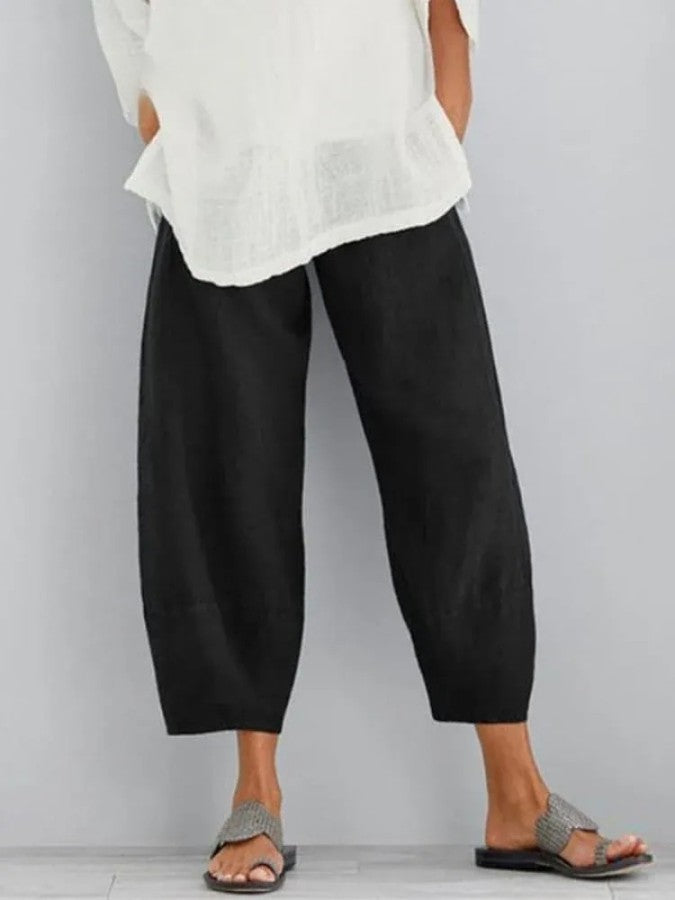 Margaret | Casual Cropped Trousers