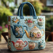 Floral Pattern Quilted Bag
