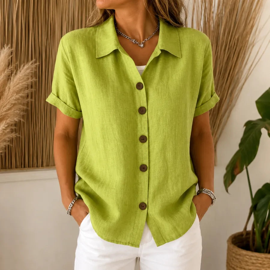 Emma - Relaxed Short Sleeve Women’s Shirt