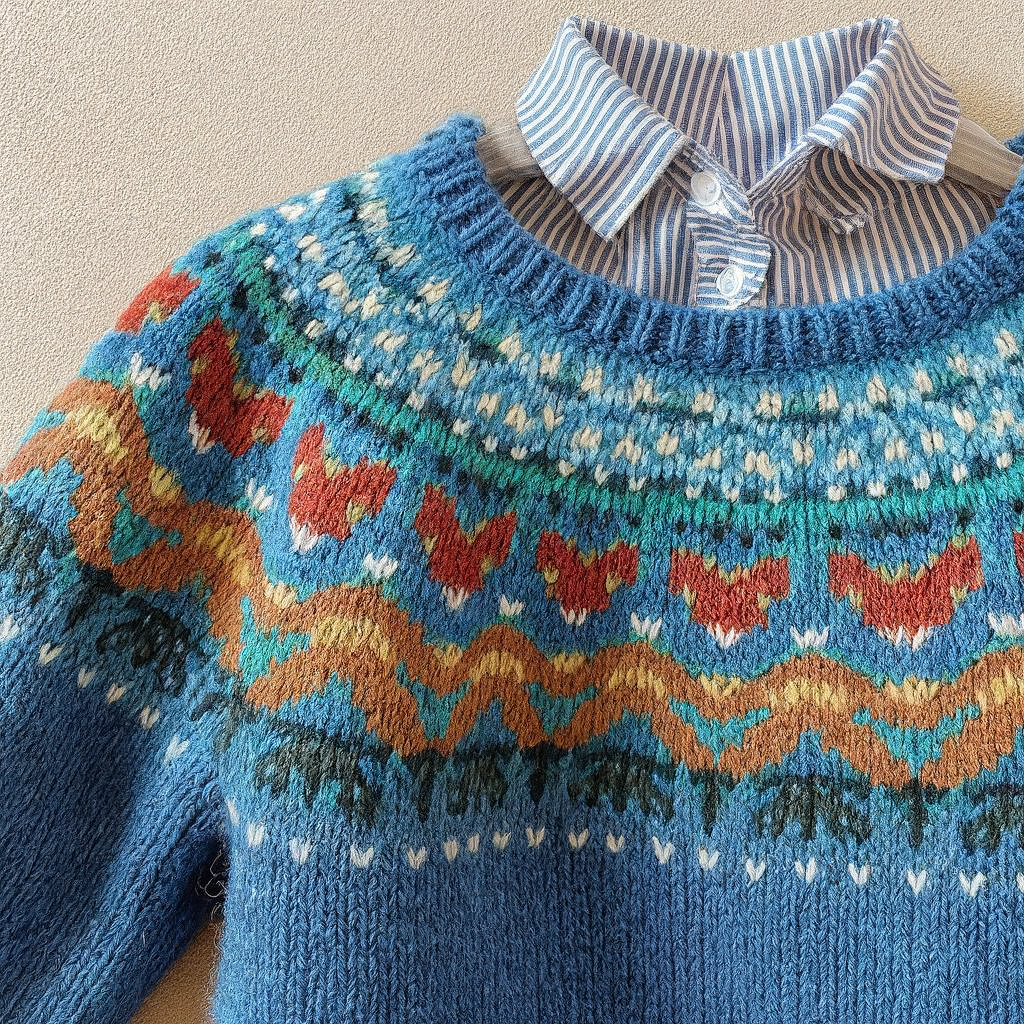 Velvo - Classic Vintage Knit Sweater