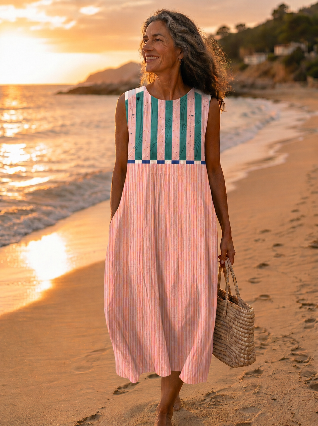 Solveig | Casual Summer Midi Dress