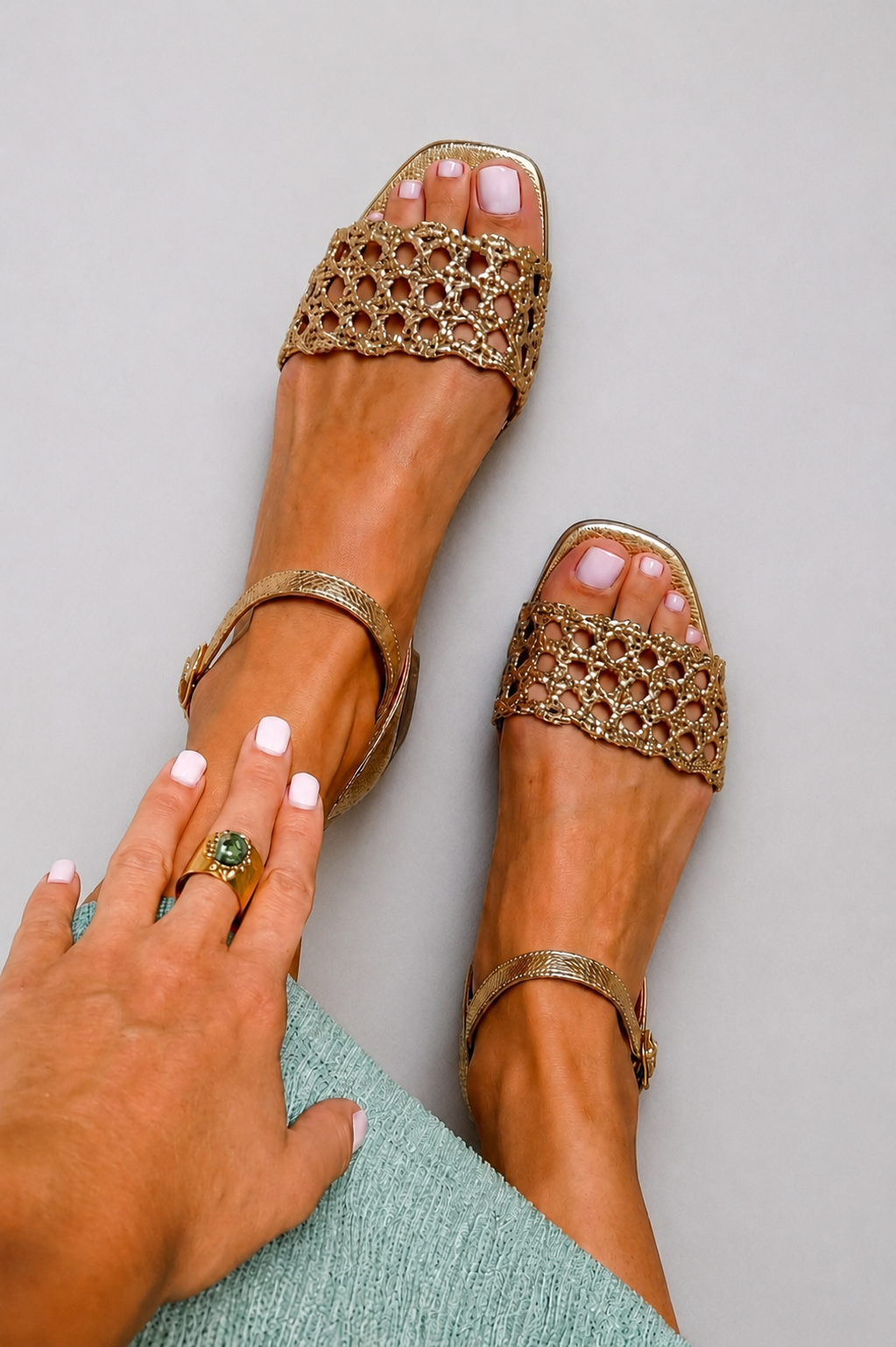 Aurora | Golden Summer Delight Sandals