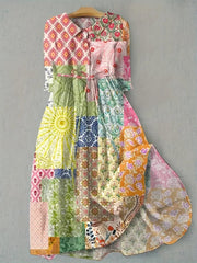 Juliette | Artistic Patchwork Dress