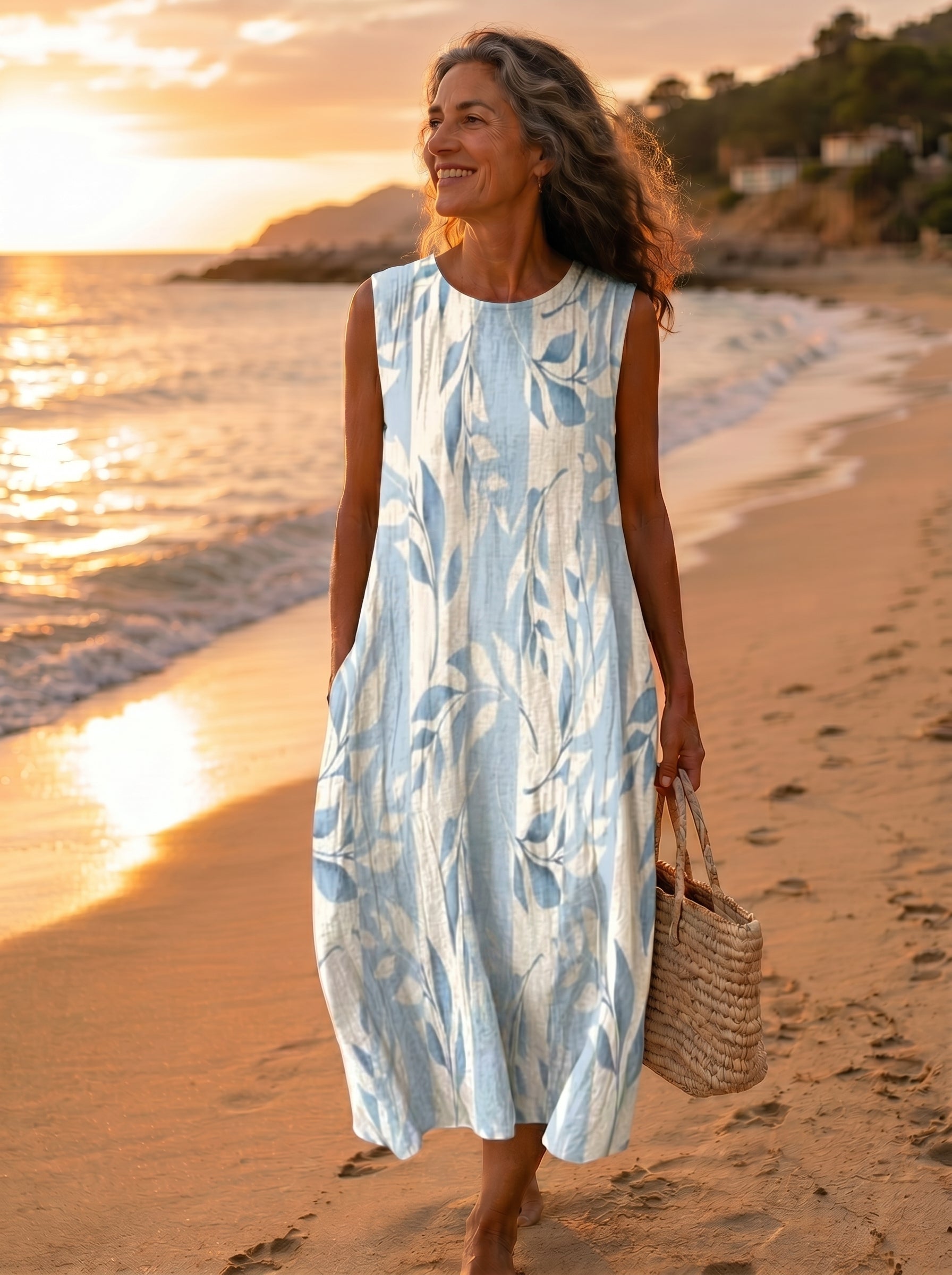 Saga | Casual Summer Midi Dress