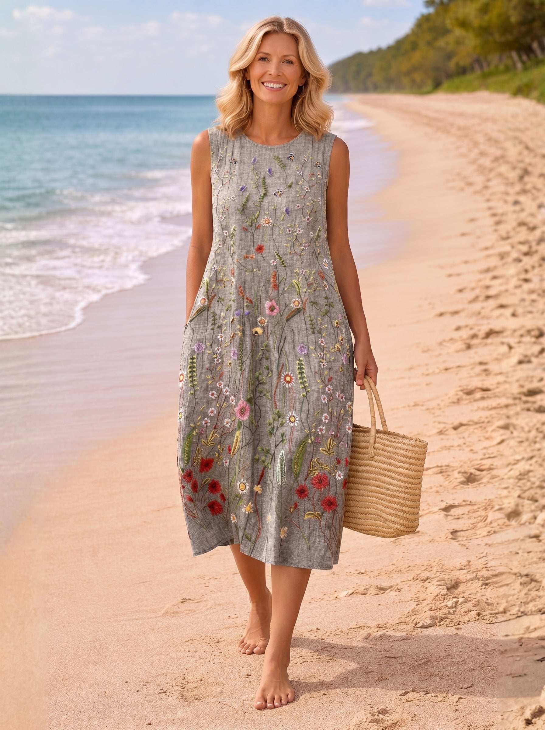 Annika | Casual Summer Midi Dress