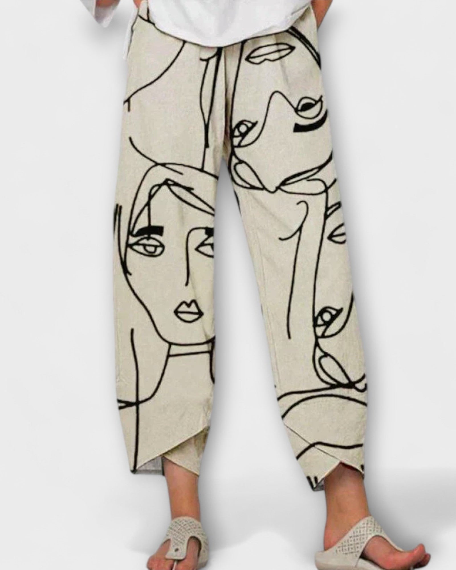 Lynette | Trousers with Creative Pattern