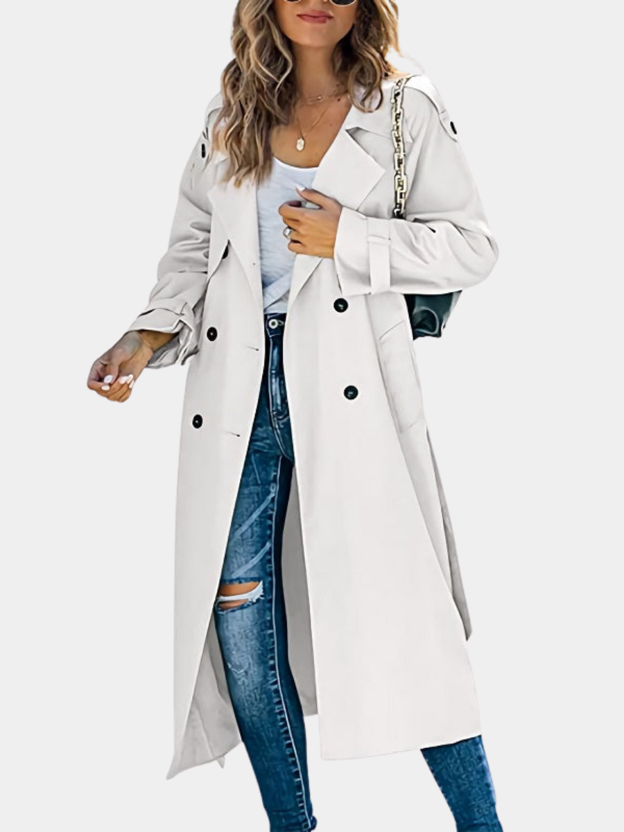 Mae - Long Trench Coat