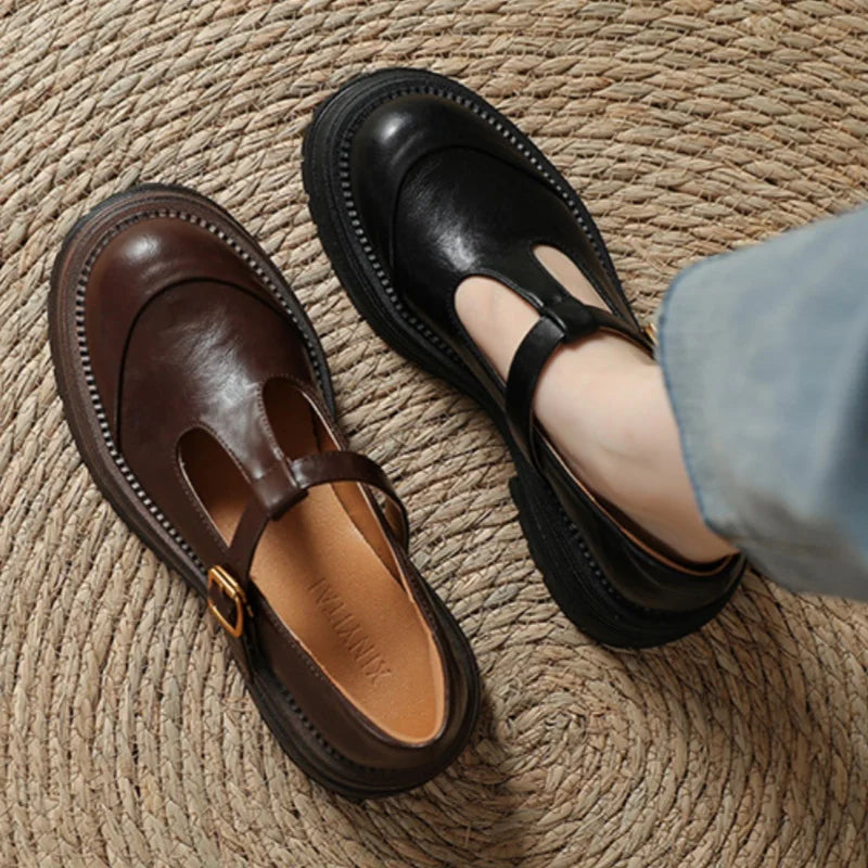 Fleur | Vintage-Inspired T-Bar Shoes