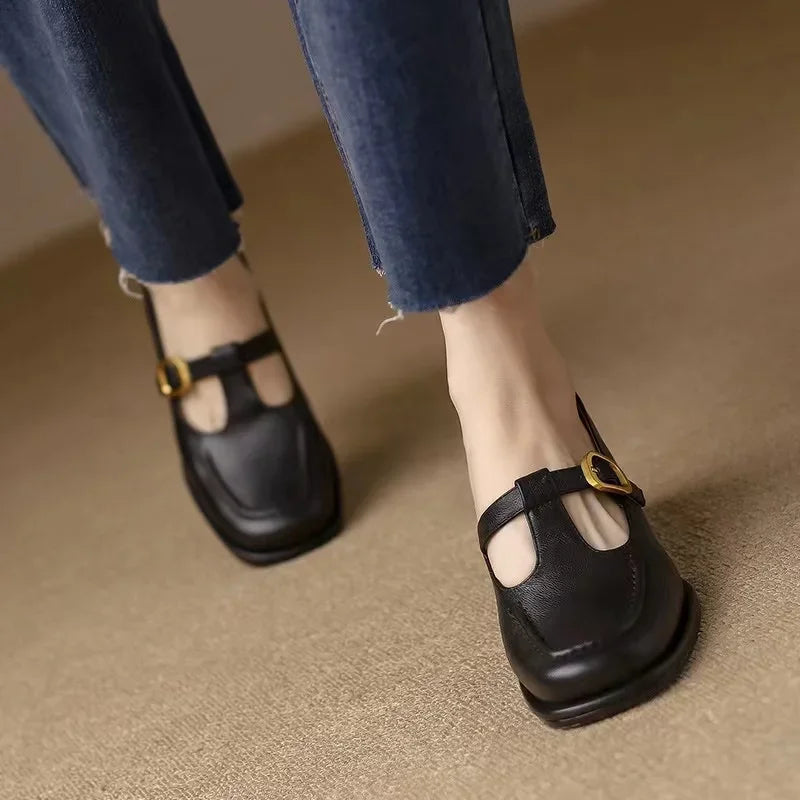 Ysolenne – Vintage-Inspired T-Bar Shoes