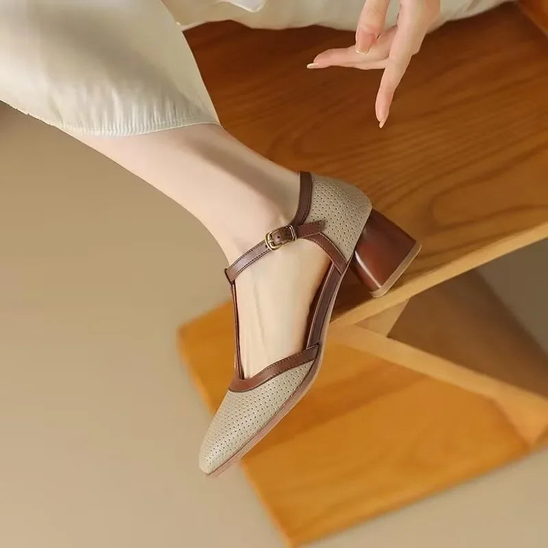 Els | Elegant Women's Mid-Heel Shoes