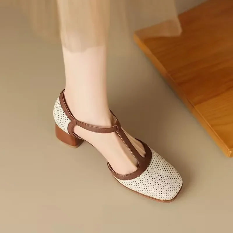 Els – Elegant Women's Mid-Heel Shoes