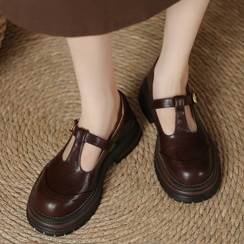 Fleur – Vintage T-Bar Shoes