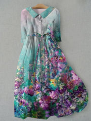 Tessa | Artistic Floral Dress