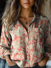 Paisley Detail Blouse