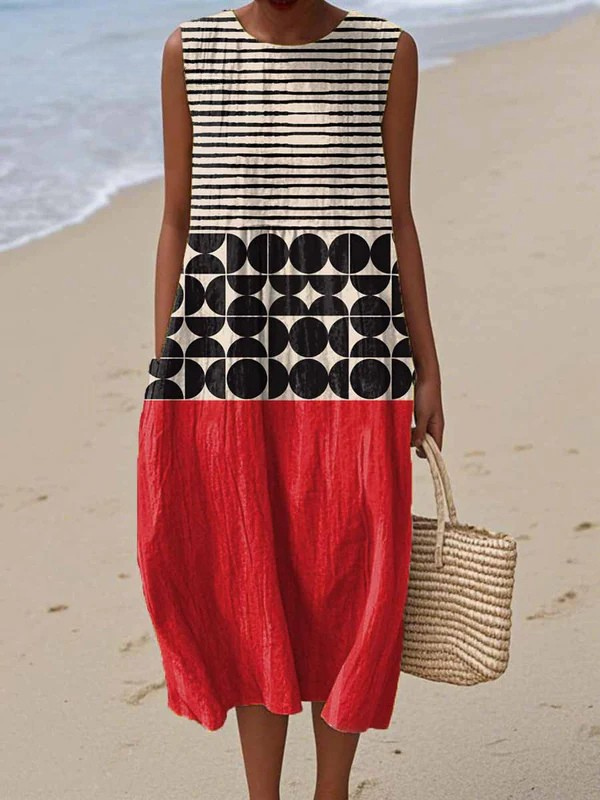 Stina | Casual Summer Midi Dress