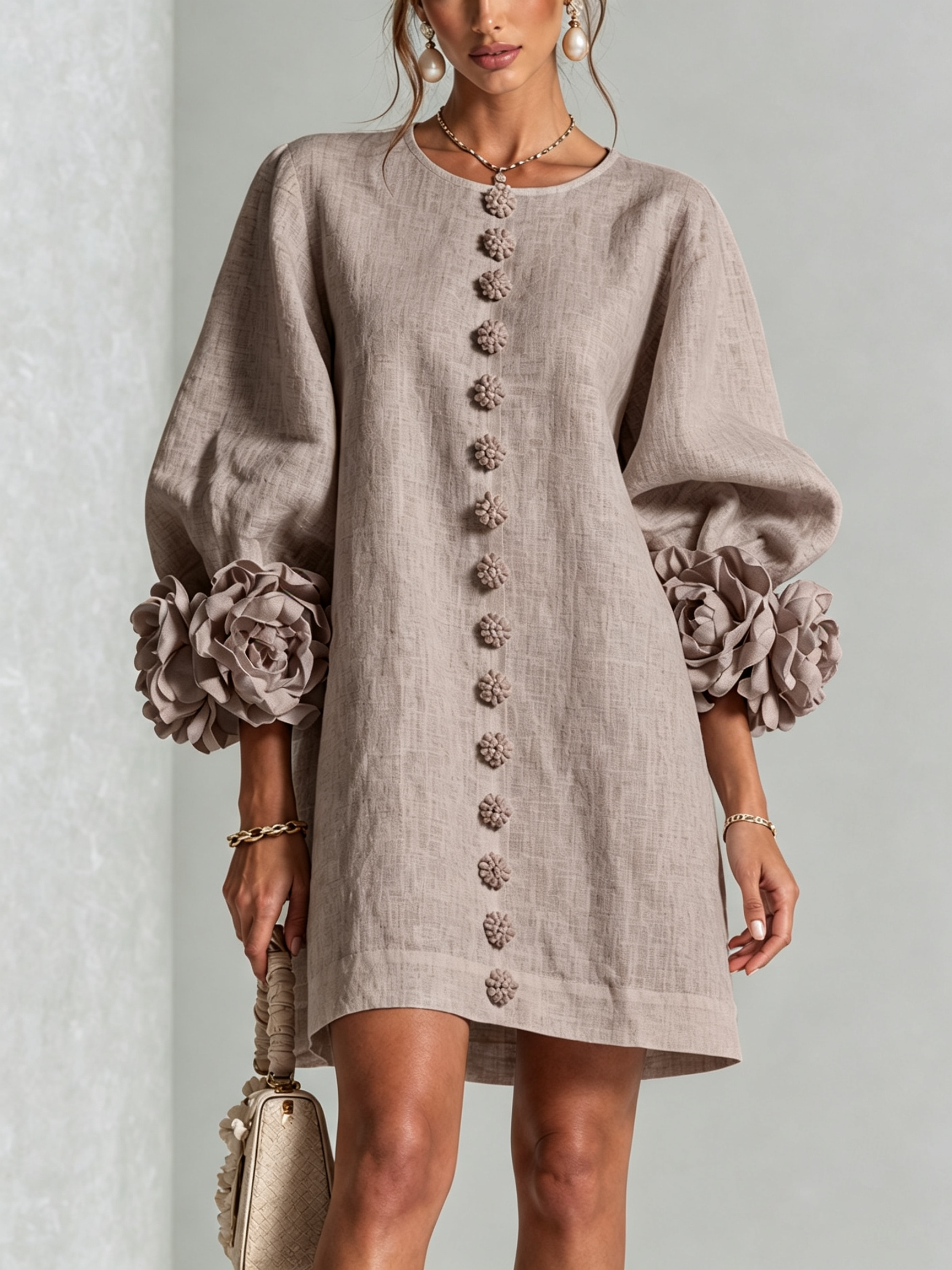 Rosalie - Button-Down Mini Dress