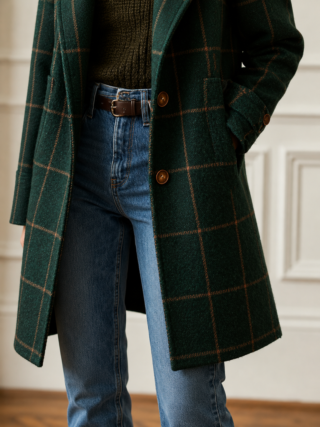Bethany - Plaid Coat for Women