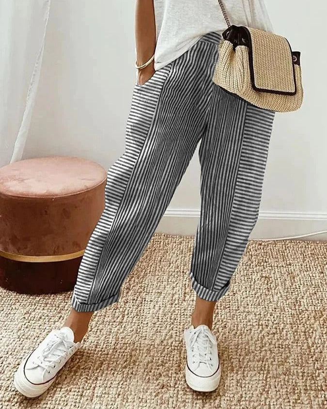 Jennifer | Classic Striped Trousers