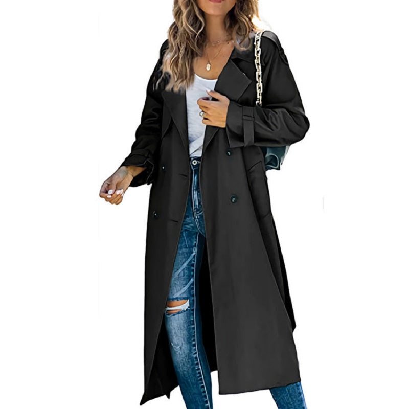 Mae - Long Trench Coat