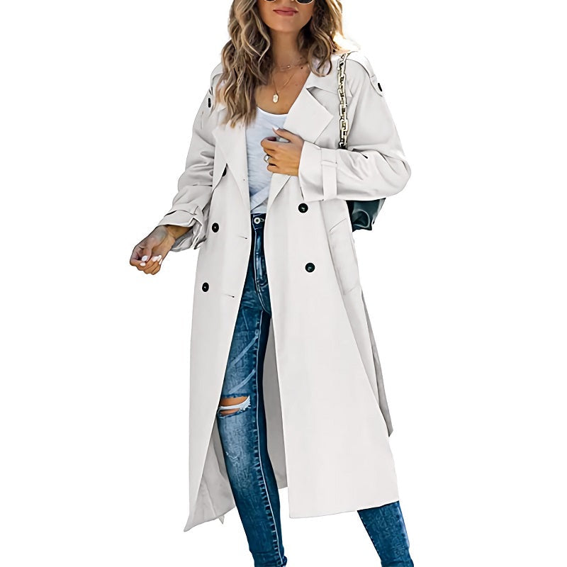 Mae - Long Trench Coat
