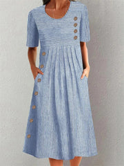 Sofia - Striped Summer Dress