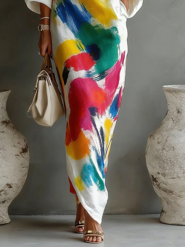 Thea - Colourful Summer Maxi Dress