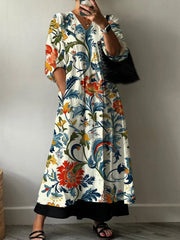 Carol | Elegant Printed Dress