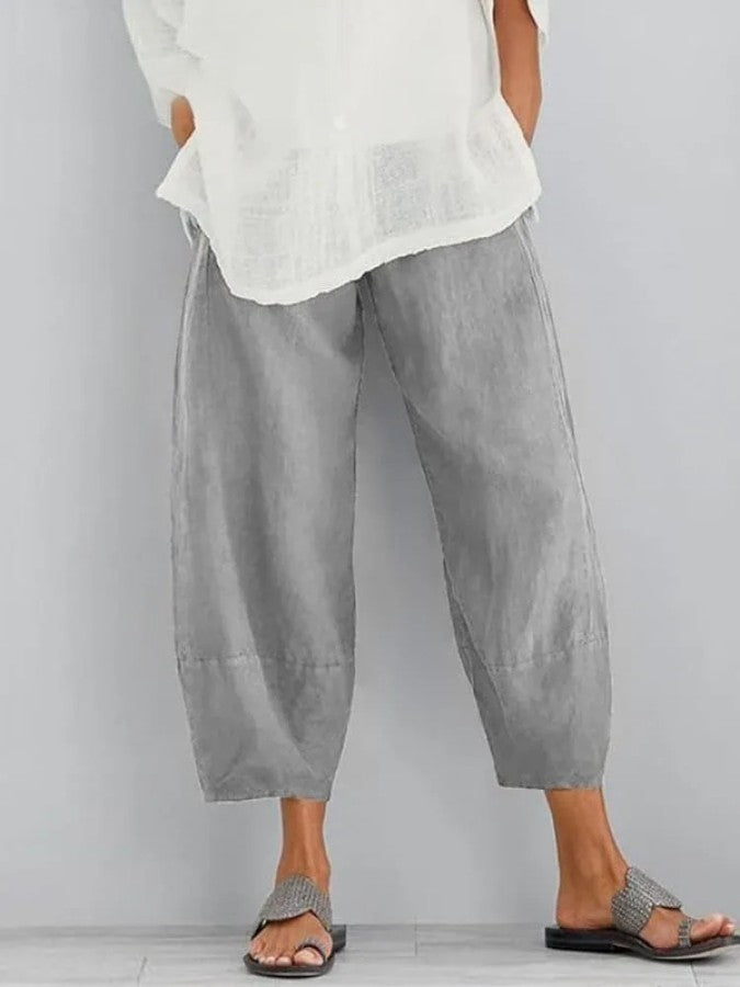 Margaret | Casual Cropped Trousers
