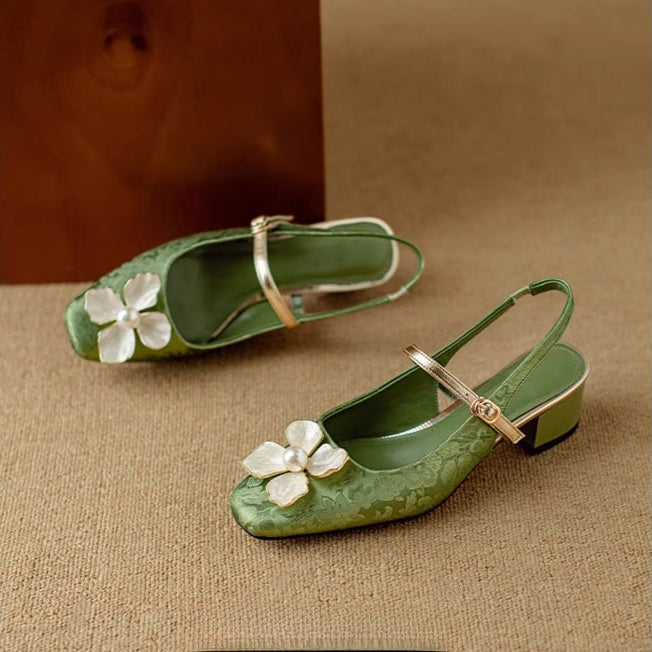 Eloise – Elegant Women's Shoes with Floral Detail