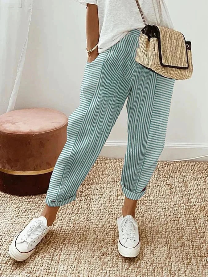 Jennifer | Classic Striped Trousers